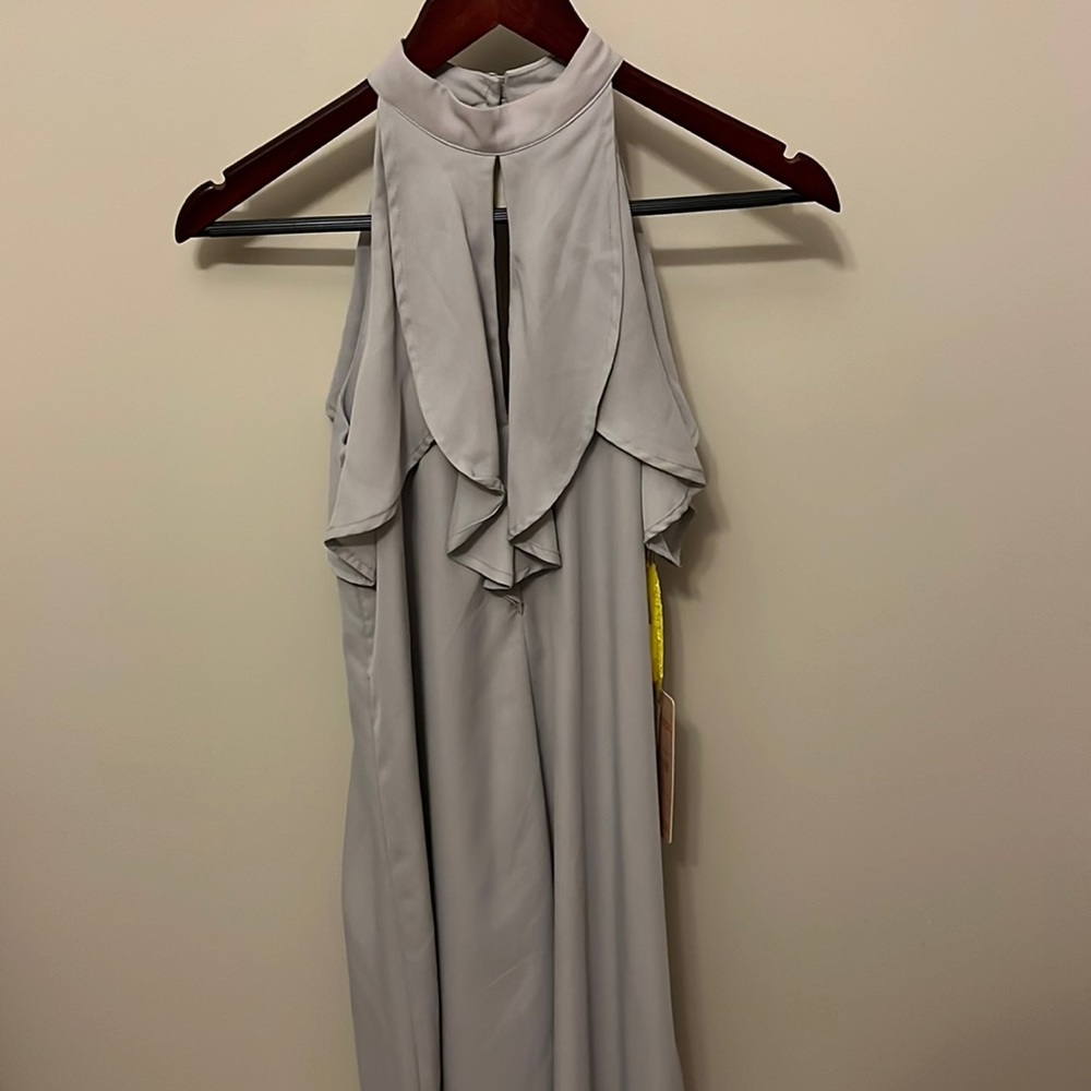 NWT California Moonrise gray midi dress